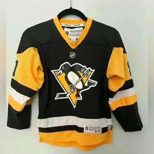 Pittsburg Penguins Kids Reebok Kessel Jersey Size YS/M